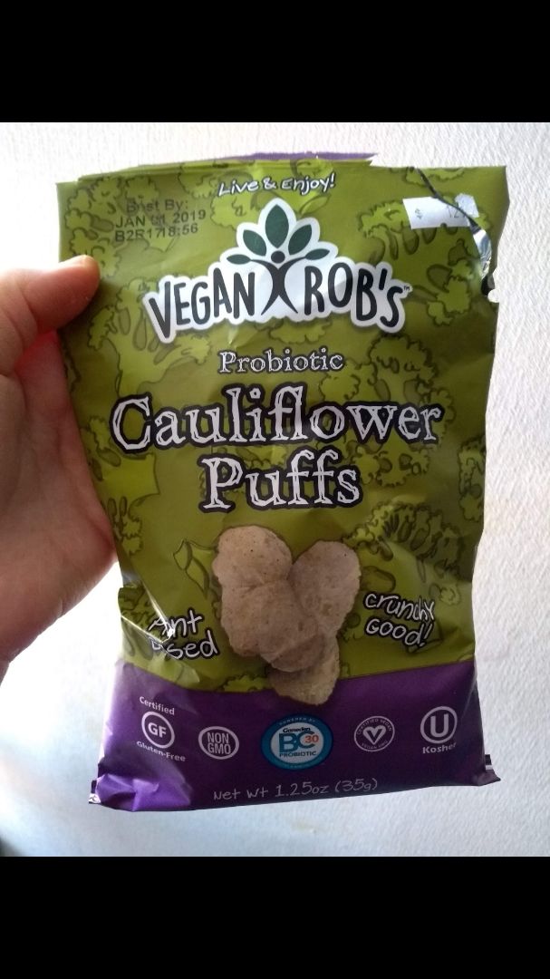 review photo of Vegan Rob's Cauliflower Puffs shared by @falafelbunny on 02 Feb 2020 - review