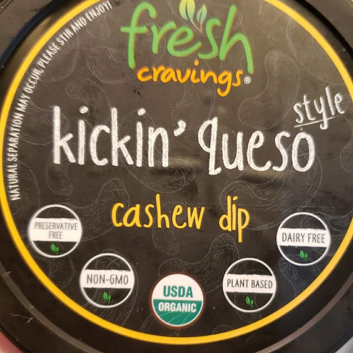 photo of Fresh Cravings kickin cashew queso dip shared by @korbinbarks5000 on  31 Aug 2021 - review