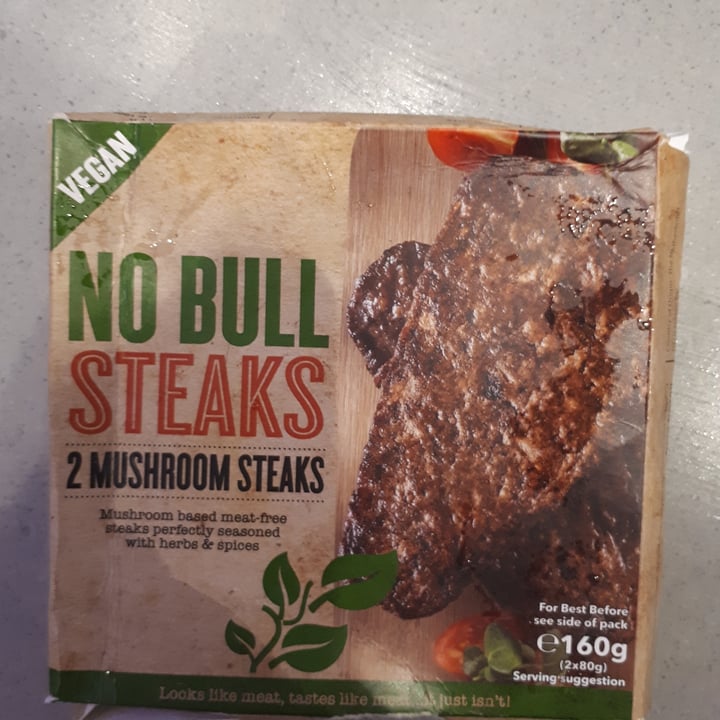 photo of No Bull Mushroom steaks shared by @carmel44 on  23 Dec 2020 - review