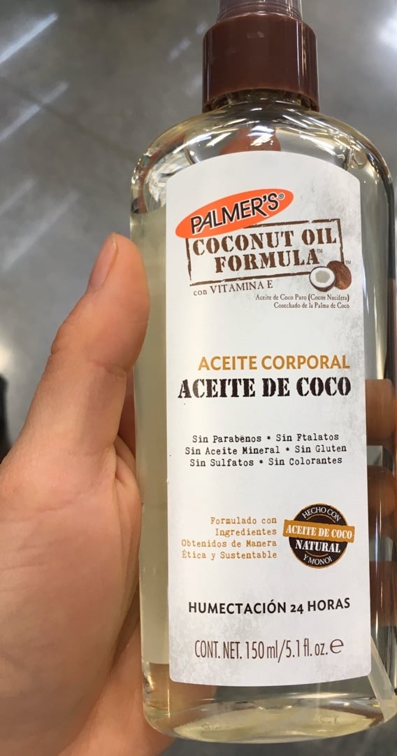 photo of Palmer's Aceite De Coco Corporal shared by @ximenamachete on  03 Feb 2020 - review