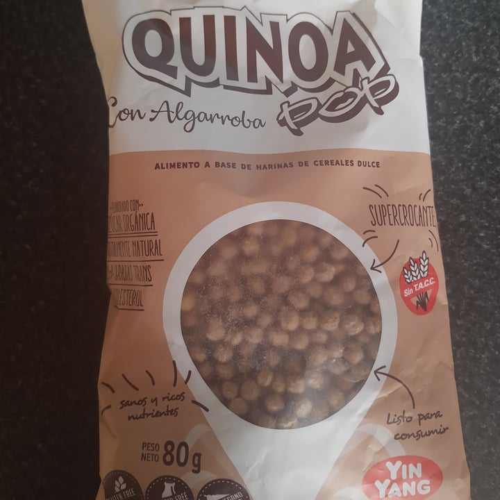 photo of Yin Yang Quinoa con algarroba pop shared by @ktpmor on  06 Jan 2022 - review