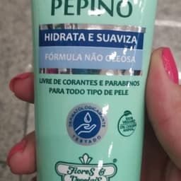 Flores e vegetais creme facial