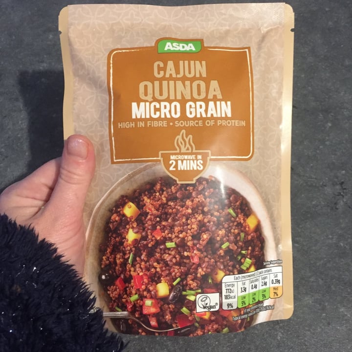 photo of ASDA Cajun Quinoa Micro Grains shared by @naomivegan on  11 Dec 2021 - review