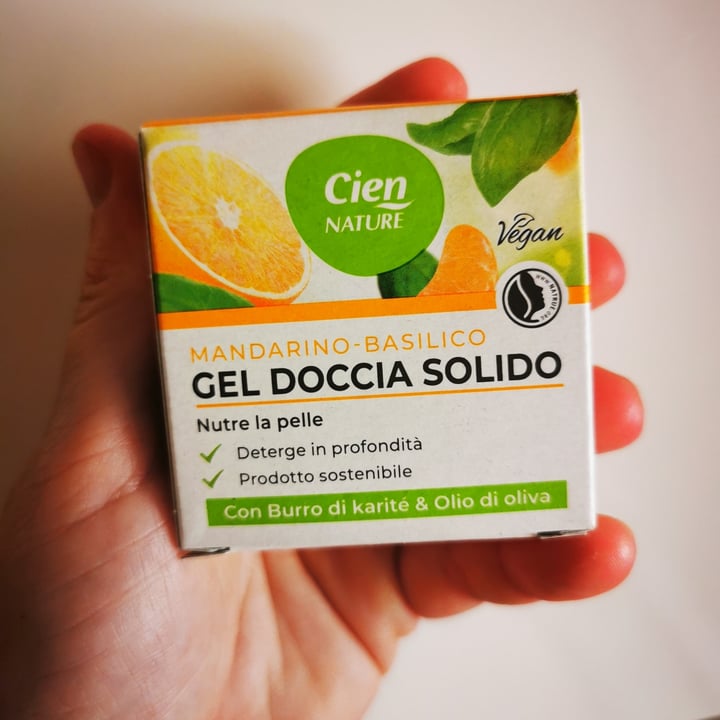 photo of Cien nature Gel doccia solido mandarino e basilico shared by @feddesor on  05 Jun 2022 - review