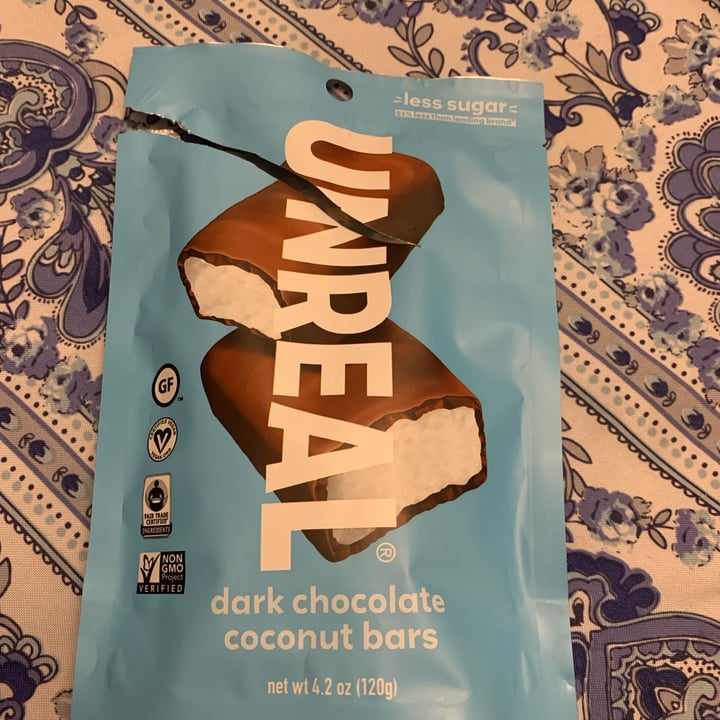 photo of Unreal  Dark Chocolate Coconut Bars shared by @denisericci on  17 Apr 2022 - review