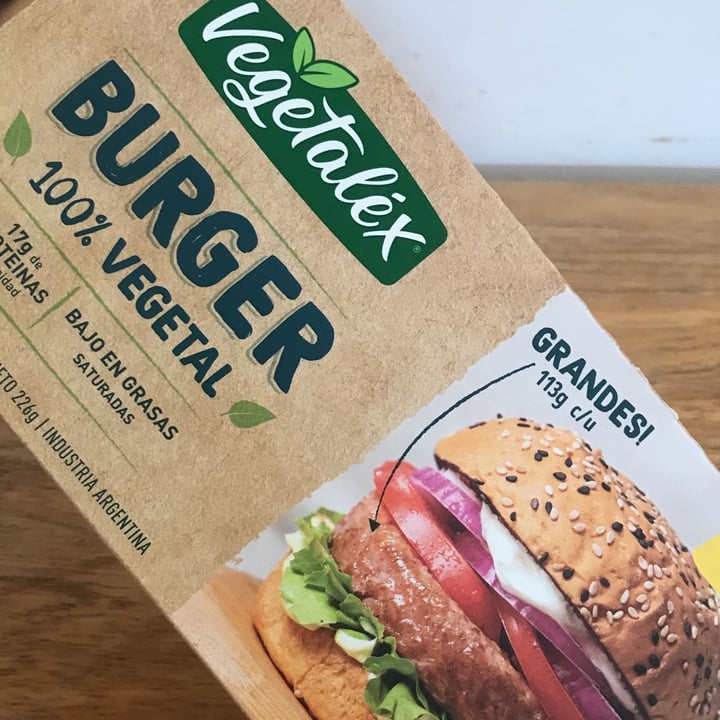 photo of Vegetalex Burger 100% Vegetal shared by @fungi on  16 Feb 2022 - review