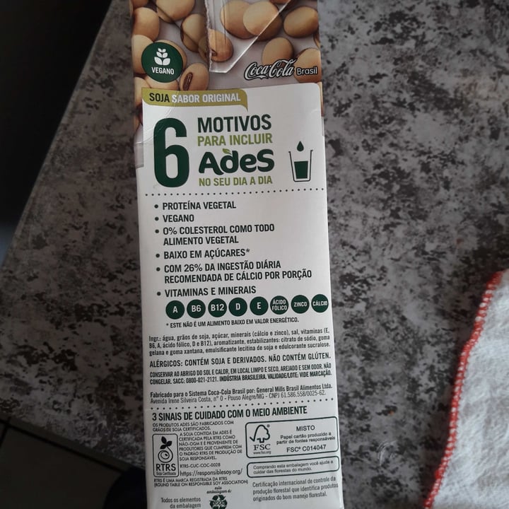 review photo of Ades Leite de Soja ADES shared by @fernandabrodrigues39 on 02 Jun 2022 - review