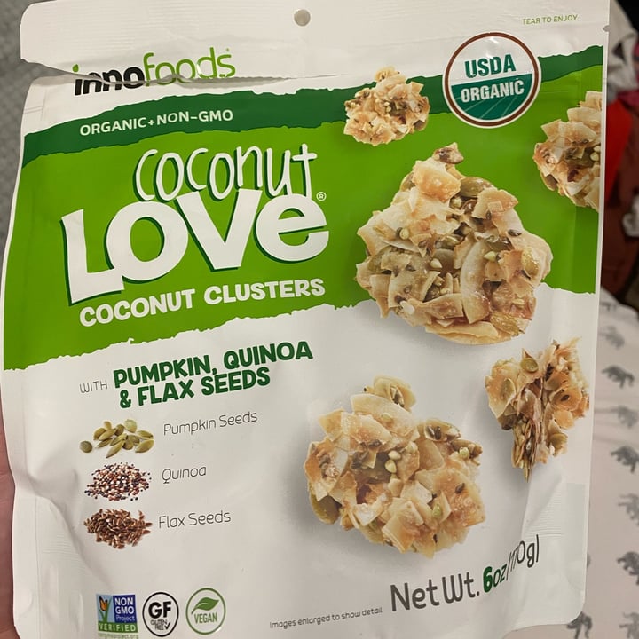 photo of InnoFoods Coconut clusters, Pumpkin, Quinoa And Flax seeds shared by @kmeregali on  11 May 2022 - review