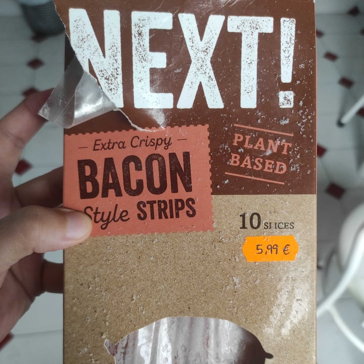 photo of Next! Extra Crispy Bacon Style Strips shared by @karopaoli on  22 Sep 2021 - review