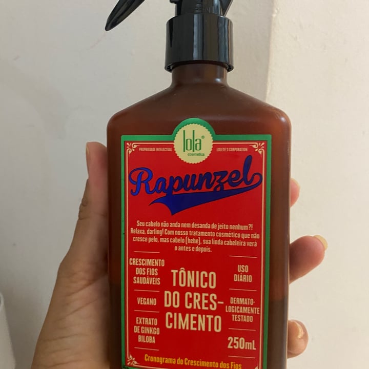 review photo of Lola Cosmetics Tônico de crescimento shared by @arytania on 28 Apr 2022 - review