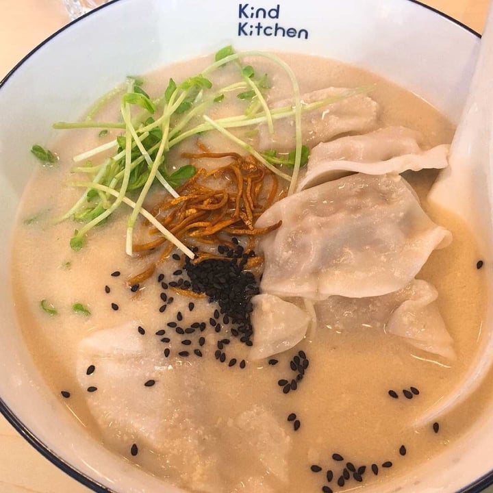 photo of Kind Kitchen by Green Common Black Truffle Omnipork Dumplings Ramen shared by @xinliu on  27 Jun 2020 - review