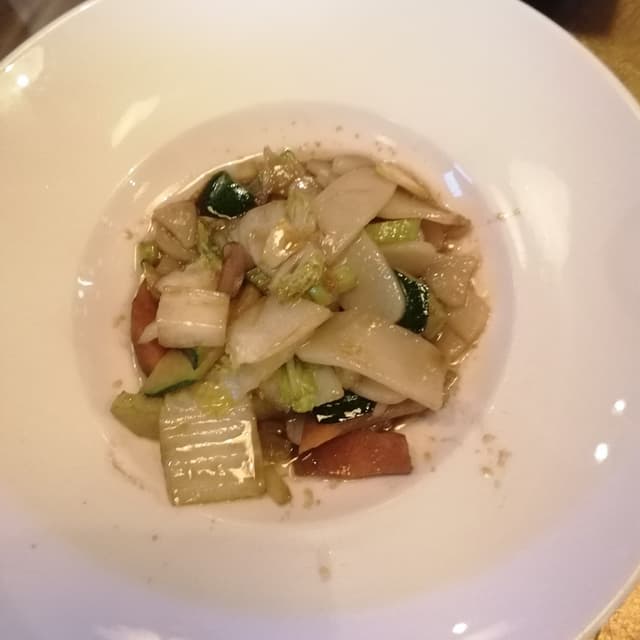 菜肴“Gnocchi Di Riso Con Verdure”的照片