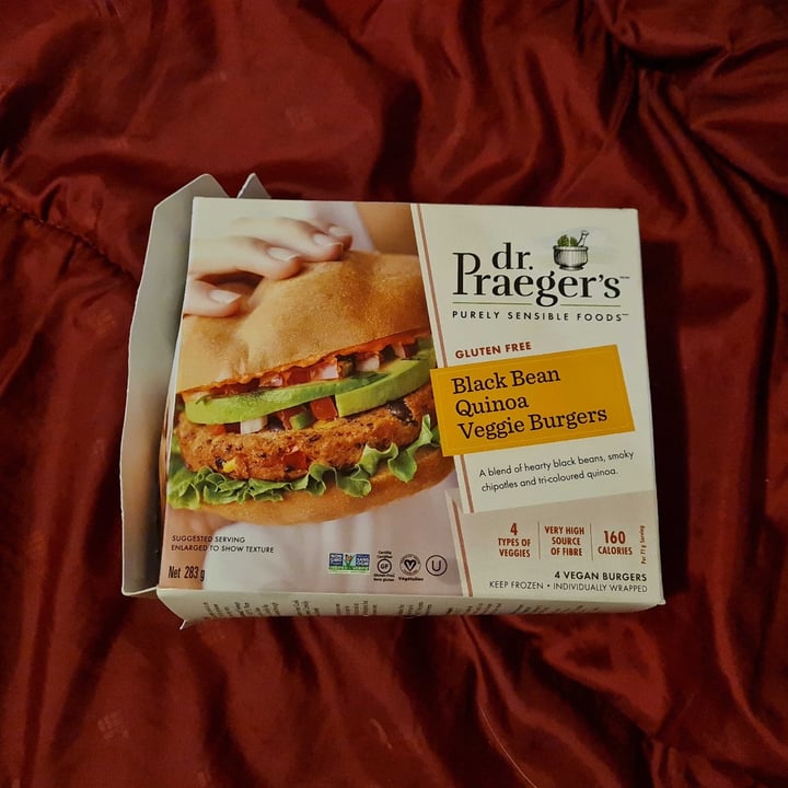 review photo of Dr. Praeger's Black Bean Quinoa Veggie Burgers shared by @zensscared on 03 Nov 2022 - review