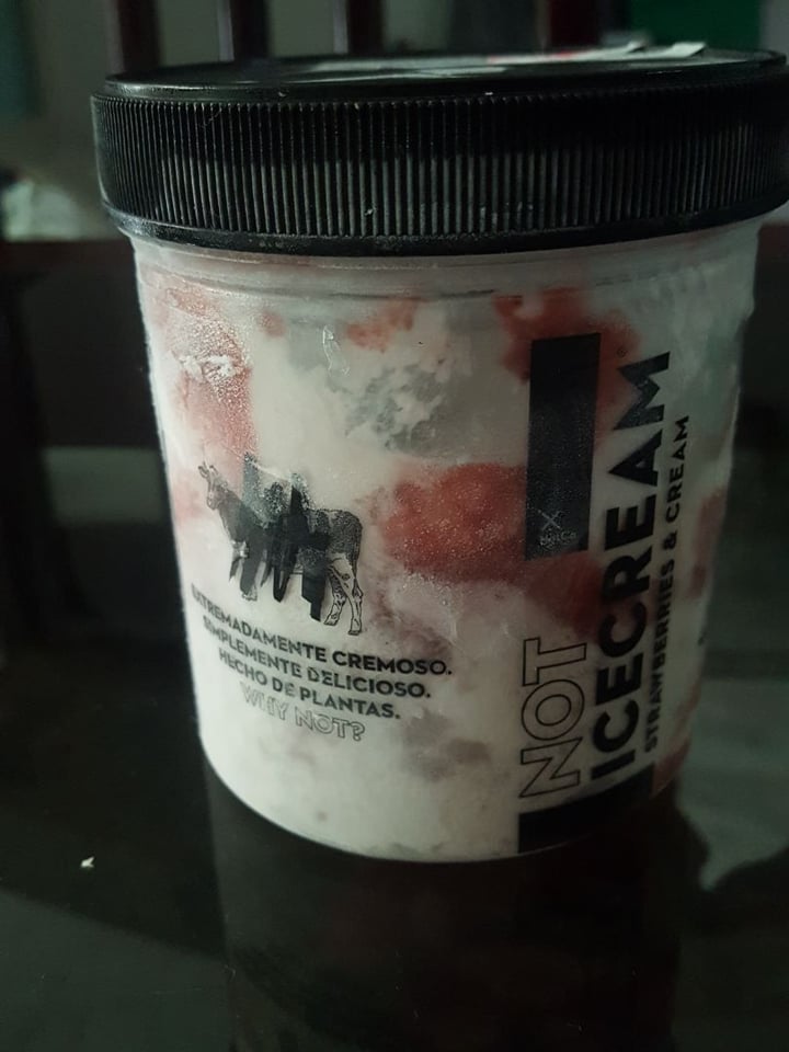 photo of NotCo Not Icecream Strawberries & Cream shared by @emiliane on  26 Mar 2020 - review