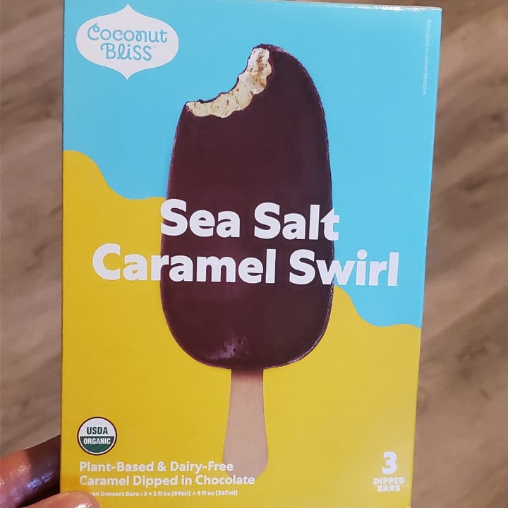 photo of Coconut Bliss Sea Salt Caramel in Chocolate Bars shared by @ambularfortheanimals on  27 Mar 2022 - review