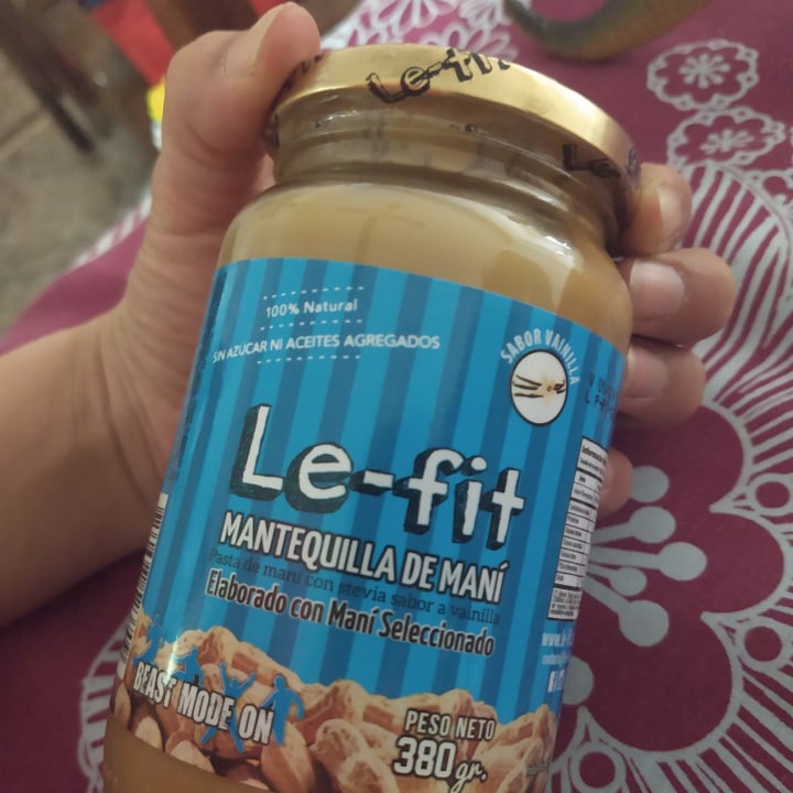 photo of Le-Fit Mantequilla De Mani shared by @belus on  05 Oct 2021 - review