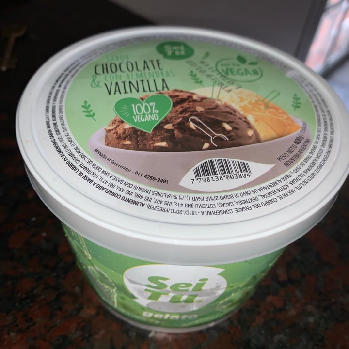 photo of Sei Tu Sei Tu Vegan Vainilla y Chocolate con Almendras shared by @palomacatelli on  18 Jul 2021 - review