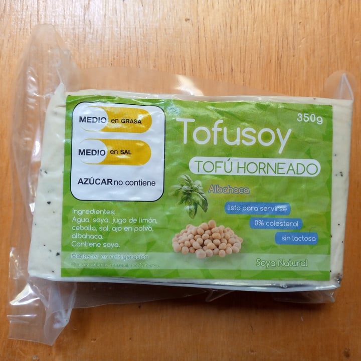 photo of Tofusoy Tofu Horneado Con Albahaca shared by @danielabelen on  25 Sep 2022 - review