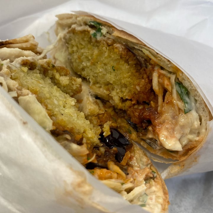photo of Falafel & Shawarma Falafel Wrap shared by @federicacorradini on  04 Sep 2022 - review