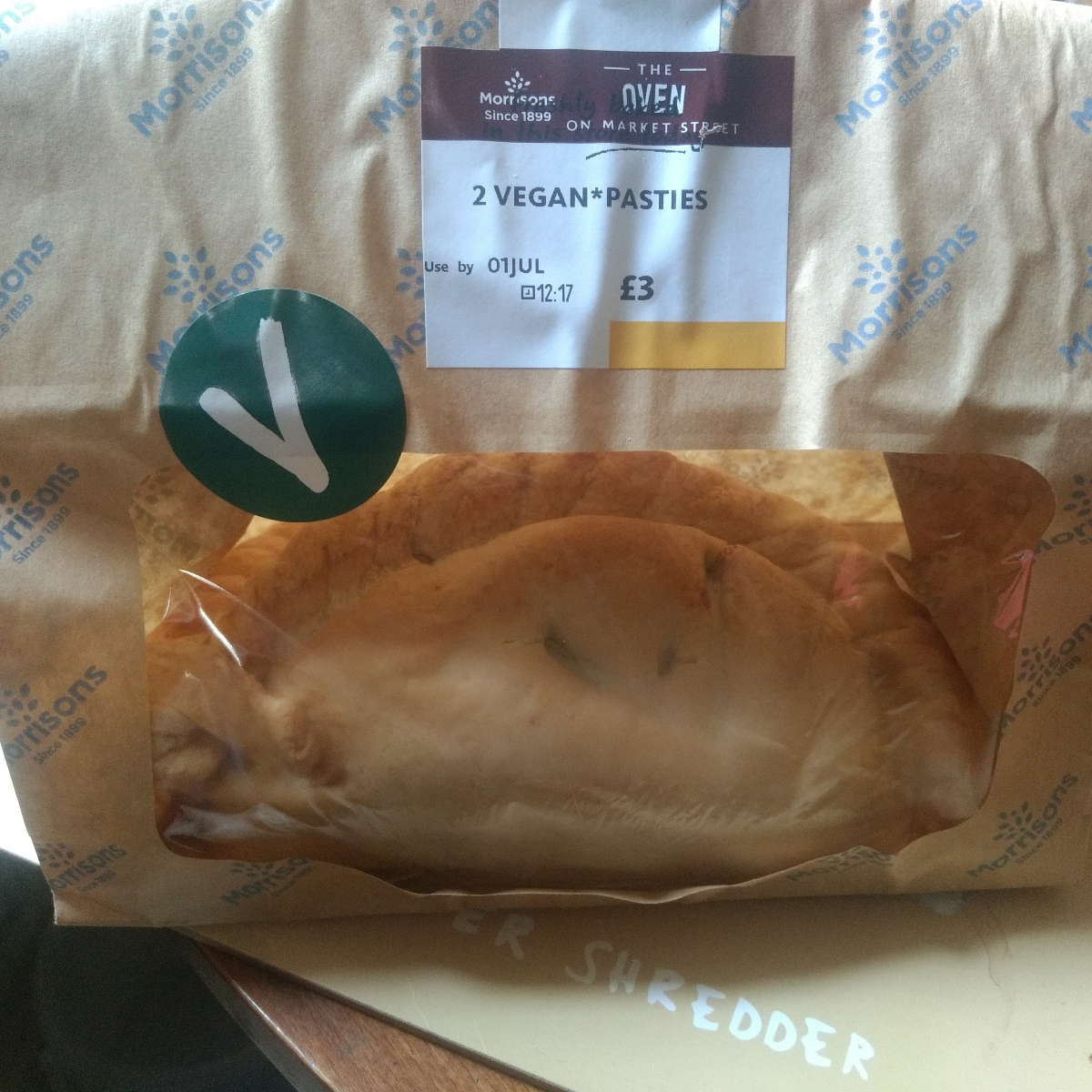 Morrisons Vegan pasty Reviews abillion