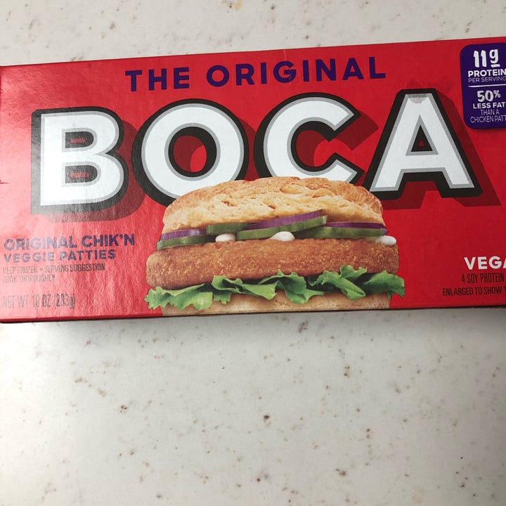 photo of BOCA Original Chik’n Veggie Patties shared by @mkoett30 on  10 Nov 2022 - review