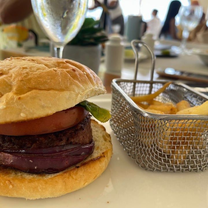 photo of Bloved Lounge & Restaurant Beyond Burger With Fries shared by @vegkiki on  19 Sep 2021 - review