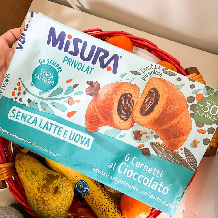 photo of Misura Cornetti al cioccolato Privolat shared by @misosoup on  05 Nov 2021 - review
