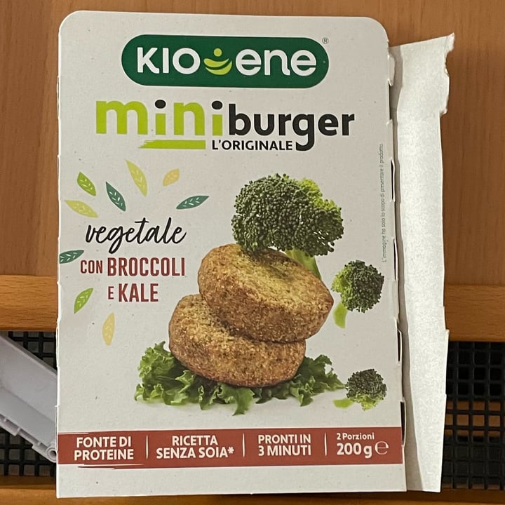 photo of Kioene Miniburger Broccoli E Kale shared by @vveggie on  25 Sep 2022 - review