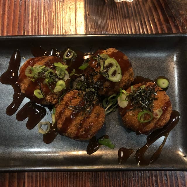 Foto del plato “Shiitake Mushroom Korokke”