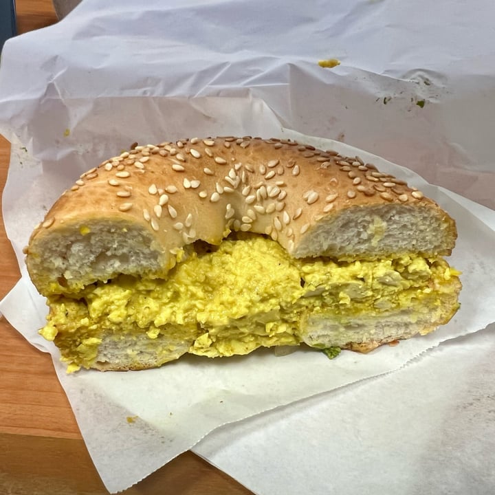 photo of ahimsa cafe Egg Mei You Bagel shared by @erialc on  31 Jul 2022 - review