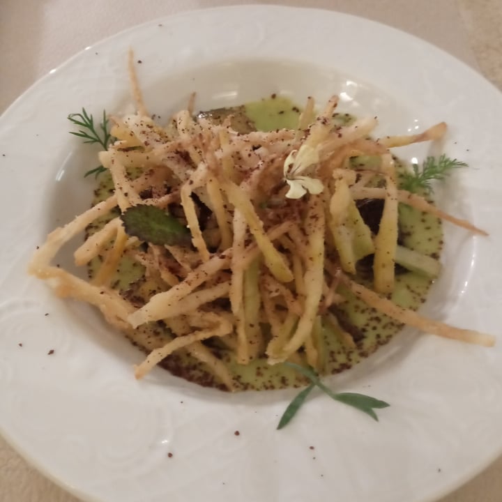 review photo of Sottobosco Bistrot Crema fredda Di Zucchine Con Carciofi Arrostiti E Porro Fitto shared by @olionuovo on 04 May 2022 - review