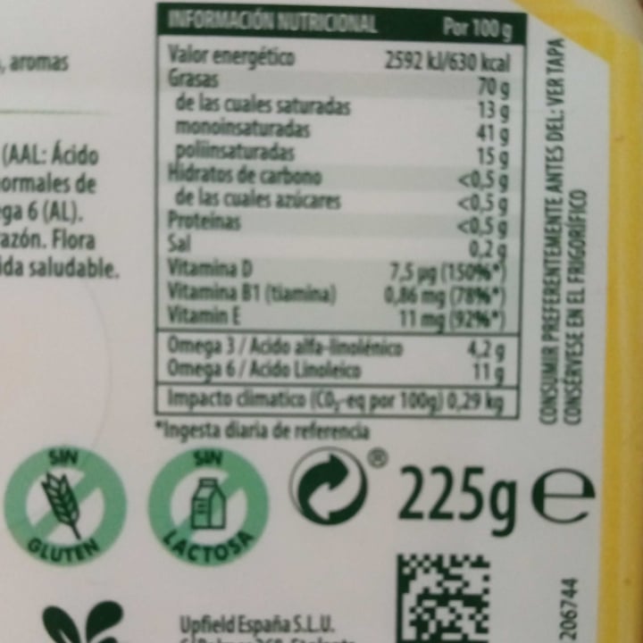 photo of Flora Flora Margarina Vegetal Original shared by @yolix on  17 Dec 2022 - review