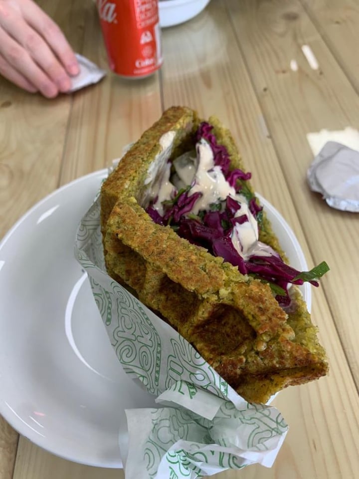 photo of Waffle Falafel Falafel Waffle shared by @nicowhoso on  16 Mar 2020 - review