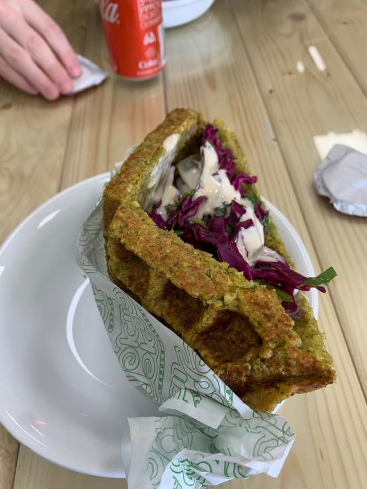 review photo of Waffle Falafel Falafel Waffle shared by @nicowhoso on 16 Mar 2020 - review