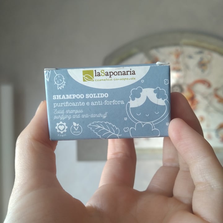 photo of La Saponaria Shampoo Solido Purezza - purificante e anti-forfora shared by @chiarahakuna on  02 Oct 2021 - review