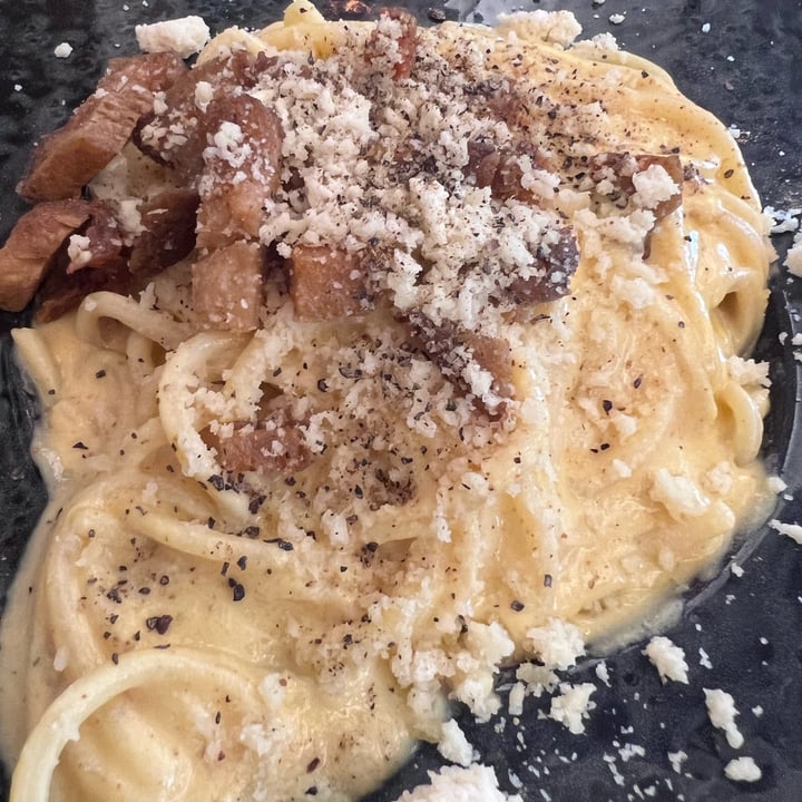 photo of Rifugio Romano Vegan Carbonara shared by @letusbeheroes on  17 Jul 2022 - review