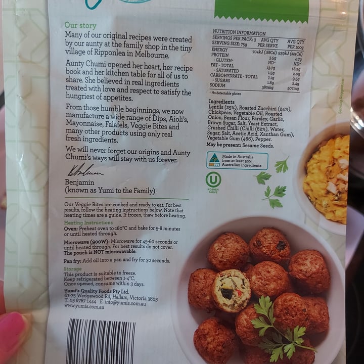 photo of Yumi's Zucchini Bites shared by @romyelise on  10 Jan 2022 - review