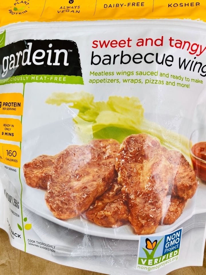 photo of Gardein Sweet and Tangy Barbecue Wings shared by @gardenforlife on  22 Dec 2019 - review