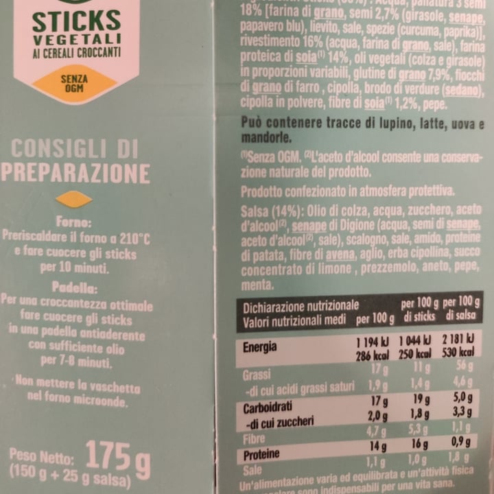 review photo of Sojasun Stick vegetali ai cereali croccanti shared by @lula1986 on 21 Oct 2022 - review