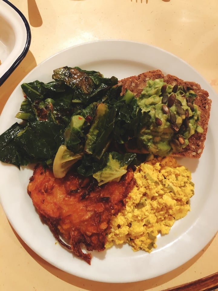 photo of The Breakfast Club The Full Vegan with a side of vegan bacon shared by @nicnicnic on  13 Dec 2019 - review