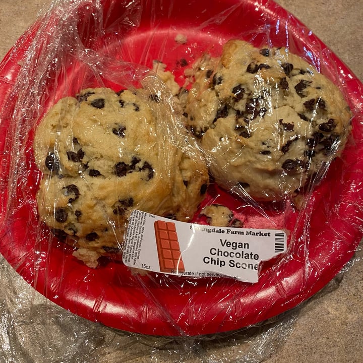 photo of Springdale Farm Market Vegan Chocolate Scones shared by @curvycarbivore on  23 May 2022 - review