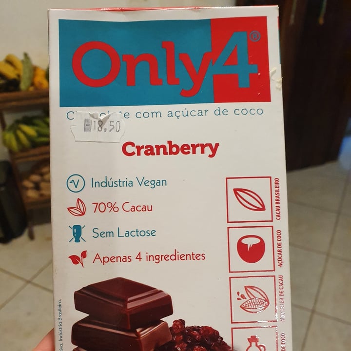 review photo of Only4 chocolate com nibs de cacau shared by @awarani on 22 Jun 2022 - review