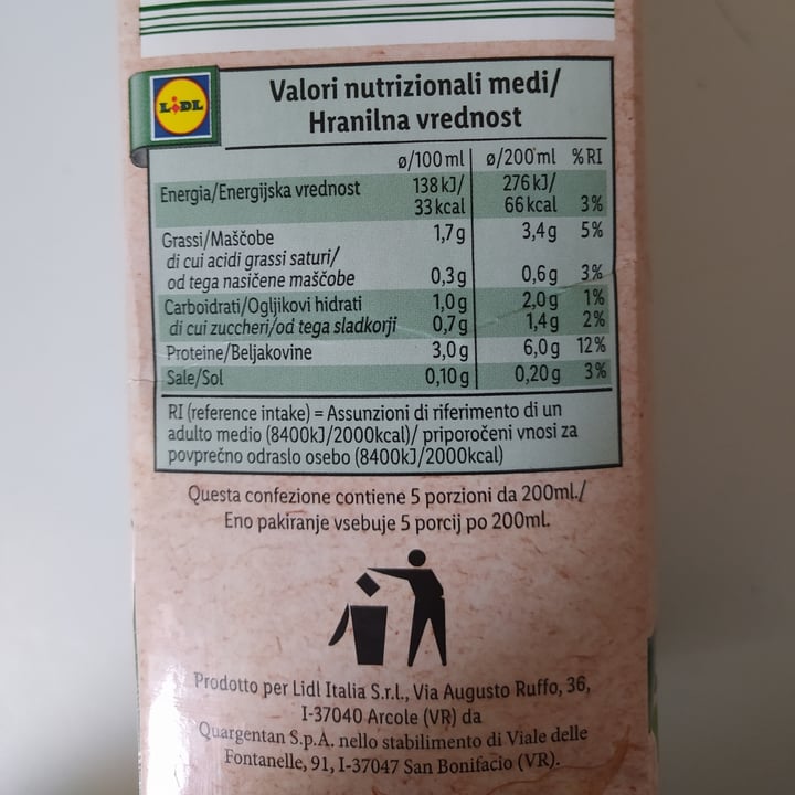 photo of Milbona Bebida de Soja sin azucar shared by @yzzyssa on  07 Dec 2021 - review