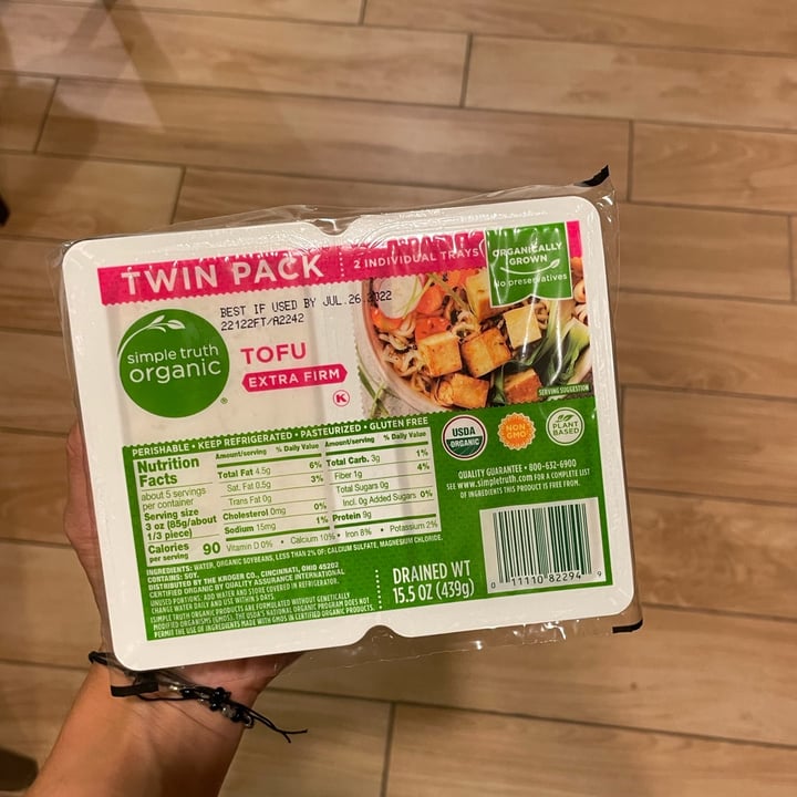 review photo of Simple Truth Extra Firm Tofu shared by @sofiferracuti8 on 09 Jun 2022 - review