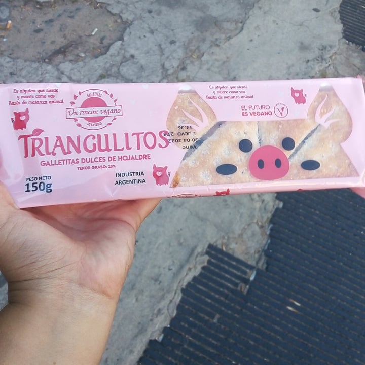 photo of Un Rincón Vegano Triángulitos De Hojaldre shared by @magaveg on  16 Dec 2021 - review