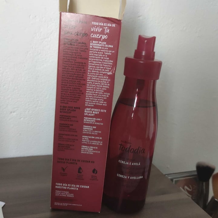 review photo of Natura body splash cereja e avelã shared by @crist78 on 30 Apr 2022 - review