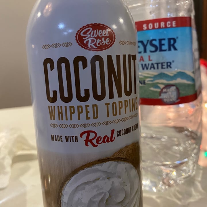 photo of Sweet Rose Coconut Whipped Topping shared by @vegansarahmarie on  27 Nov 2020 - review