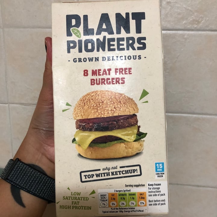 photo of Plant Pioneers Meat Free Burgers shared by @eaturdamnveggies on  05 Jan 2021 - review