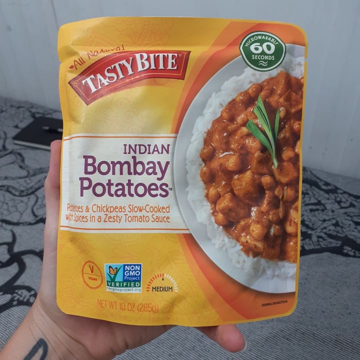 photo of Tasty Bite Indian Bombay Potatoes shared by @savvysweetpotato on  05 Apr 2020 - review