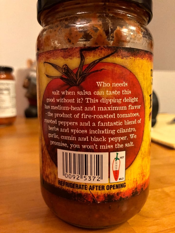 photo of Trader Joe's Fire-Roasted Tomato Salsa shared by @steffensenskitchen on  10 Mar 2020 - review